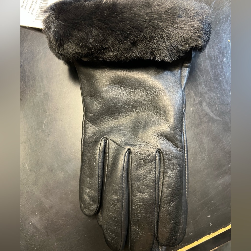 Cashmere lined sheepskin gloves